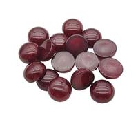 CSFFA 12-25mm 100 Uds. Cuentas semicirculares de Base Plana en Polvo de Resina for Pendientes Hechos a Mano/Piezas de Tocado DIY. Hallazgos de joyería(5 Pieces 24V NO_16mm)