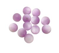 CSFFA 12mm 500 Uds. Cuentas Redondas de Resina Mate Eat Eye for Pulsera/Collar/Pendientes Hechos a Mano, Piezas de Bricolaje. Hallazgos de joyería(Purple)