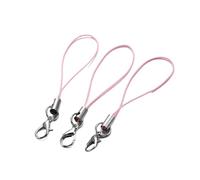 CSFFA 20/50/100 Piezas de Cordones con Cierre de Langosta, llaveros, Ganchos, Juego de Colgantes, Accesorios for llaveros(Watermelon Red_20Pcs)