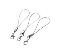 CSFFA 20/50/100 Piezas de Cordones con Cierre de Langosta, llaveros, Ganchos, Juego de Colgantes, Accesorios for llaveros(Fluorescent Green_20Pcs)