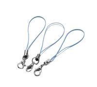 CSFFA 20/50/100 Piezas de Cordones con Cierre de Langosta, llaveros, Ganchos, Juego de Colgantes, Accesorios for llaveros(Fluorescent Yellow_20Pcs)