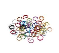 CSFFA 300 Piezas/Bolsa de 6, 8 y 10 mm, Anillos de Salto Abiertos de Colores, Conectores de Anilla Dividida for Hacer Joyas DIY, Accesorios y Suministros(Multicolor_8mm X 300pcs)