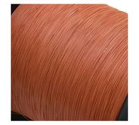 CSFFA 5~500m 34AWG UL10064 PTFE Cable Ultra Fino Micro Litz Soldadura Aislamiento FEP Cable de Cobre estañado(Orange,500 Meters)