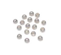 CSFFA 50-1000 Cuentas de Perla de imitación ABS con Agujero, 4/6/8/10/12 mm, Redondas, de plástico acrílico, espaciadoras for bisutería DIY.(Nude_12mm x 50pcs)