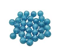 CSFFA 500 uds/12mm 200 uds/16mm Cuentas de Forma Redonda de Polvo de Resina for Pulsera/Collar Hecho a Mano Piezas de Bricolaje. Hallazgos de joyería(Blue_16mm 200pcs)
