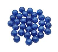 CSFFA 500 uds/12mm 200 uds/16mm Cuentas de Forma Redonda de Polvo de Resina for Pulsera/Collar Hecho a Mano Piezas de Bricolaje. Hallazgos de joyería(Royal Blue_12mm 500pcs)