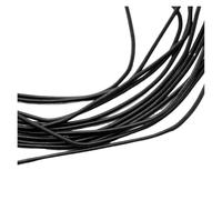 CSFFA Alambre de Cobre Chapado en Oro y Plata for Manualidades, Calibre 10, Flexible, de Metal francés, for Hacer Joyas, Bordar y Abalorios.(Matte Wire-Black)