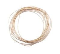 CSFFA Alambre de Cobre Chapado en Oro y Plata for Manualidades, Calibre 10, Flexible, de Metal francés, for Hacer Joyas, Bordar y Abalorios.(Hard Wire-Rose Gold)
