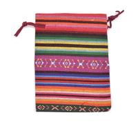 CSFFA Bolsa de tela de lino y algodón a rayas, paquete de joyería for regalo de dulces, paquete de almacenamiento con cordón, bolsa reutilizable de bolsillo, venta al por mayor, 50 Uds.(09,13x18cm)