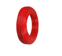 CSFFA Cable de Cobre estañado con Aislamiento FEP de PTFE de Alta Temperatura UL1332 de 1 m, calibres AWG 30, 28, 26, 24, 22, 20, 18, 16, 14, 13, 12, 11 y 10 for Impresora 3D.(Red,24AWG)