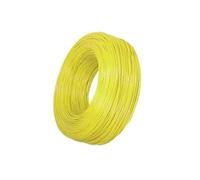 CSFFA Cable de Cobre estañado con Aislamiento Silicona, Longitud 2/5/10 m, clasificación UL3135, calibres 30, 28, 26, 24, 22, 20, 18, 16, 14, 12 y 10 AWG(Yellow,10 Meters,14AWG)
