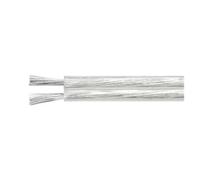 CSFFA Cable de Doble núcleo UL2468 de 2~50m 30 28 26 24 22 20 18 16AWG OFC Cable LED Paralelo eléctrico de extensión de PVC con Aislamiento de Cobre estañado(Clear-Clear,10 Meters,24AWG (0.2mm2))