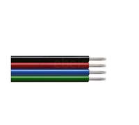 CSFFA Cable de extensión electrónico de 5/10 Metros, 22 AWG, 2, 3, 4, 5 y 6 Pines, con líneas de Colores for Tiras LED 5050, 3528, RGBW y RGB CCT.(4-Pin,5m)