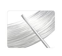 CSFFA Cable electrónico Chapado en Plata con Aislamiento FEP de 2m, Cable de Cobre de señal HiFi de Alta pureza OFC 0,06 0,08 0,12 0,2 0,35 0,5 1 2 4 6 10mm(Clear,30AWG 0.68mm Sq0.06)