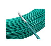 CSFFA Cable electrónico Chapado en Plata con Aislamiento FEP de 2m, Cable de Cobre de señal HiFi de Alta pureza OFC 0,06 0,08 0,12 0,2 0,35 0,5 1 2 4 6 10mm(Green,13AWG 2.8mm Sq2.5)