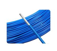 CSFFA Cable electrónico Chapado en Plata con Aislamiento FEP de 2m, Cable de Cobre de señal HiFi de Alta pureza OFC 0,06 0,08 0,12 0,2 0,35 0,5 1 2 4 6 10mm(Blue,7AWG 5.6mm Sq10.0)
