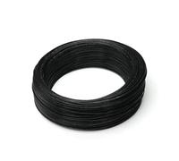 CSFFA Cable electrónico de Alta Temperatura con Aislamiento de plástico FEP y PTFE UL1332 de 2/5/10 m, calibres 28/26/24/22/20/18/16/14/12/10 AWG for impresoras 3D.(Black,10 Meters,10AWG)