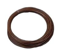 CSFFA Cable electrónico PTFE Chapado en Plata, Aislamiento FEP de Alta pureza OFC 30AWG ~ 17AWG, Cable de Cobre de señal HiFi for Auriculares, 2/5/10m(Brown,2 Meters,17AWG Sq1.0mm)