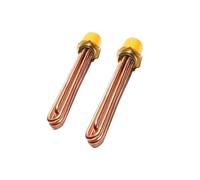 CSFFA Calentador de Agua eléctrico de Cobre de 110 V, 220 V y 380 V, con Resistencia al Calor Solar de 3 kW, 6 kW, 9 kW y 12 kW for baño.(DN40 47mm Thread,220V_9KW 285MM)