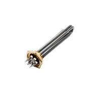 CSFFA Calentador de Agua Solar de CC de 24 V, 36 V y 48 V, con Tubo Calefactor de Cobre de Baja tensión G1 1/4" DN32, 600 W, 900 W, 1 kW y 1,5 kW.(24V 600W 185mmL)