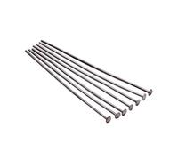 CSFFA Lote de 100-200 alfileres de Cabeza Plana de 10-70 mm con Cabeza esférica chapada en Oro for Accesorios de joyería.(Violet_16mm x 200Pcs)