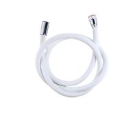 CSFFA Manguera de ducha de látex de 1,5/2 m, tubo flexible, grifo potente de silicona de alta presión, accesorios for baño y inodoro(White 2m)
