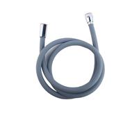 CSFFA Manguera de ducha de látex de 1,5/2 m, tubo flexible, grifo potente de silicona de alta presión, accesorios for baño y inodoro(Grey 2m)