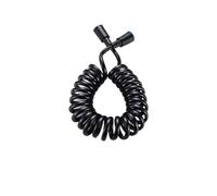 CSFFA Manguera de ducha Flexible for agua, plomería, inodoro, pistola pulverizadora for bidé, línea telefónica, manguera, accesorios baño 2M 3M 5M(Black,2m 2000mm)