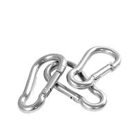 CSFFA Mosquetón de resorte de acero inoxidable 304, cierre de enlace rápido, gancho de anillo, grillete de presión, cierre de cadena, gancho M4, M5, M6, M7, M8, M9, M10, M11, M12(M9x90mm-(1Pcs))