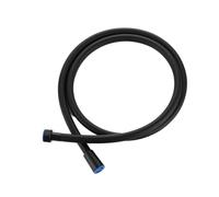 CSFFA Nueva manguera de ducha suave alta presión PVC 1,5 M, cabezal mano for baño, fontanería Flexible, interfaz Universal G1/2 antibobinado(Black)
