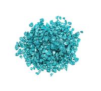 CSFFA Relleno de Piedra triturada de Vidrio y Metal, 20/50 g, for decoración de Mesa, Tartas, Posavasos de Frutas, Cristal Decorativo for Molde de Resina epoxi.(Sky Blue_M-20Grams)