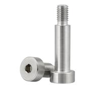 CSFFA Tornillos de cabeza hueca hexagonal de acero inoxidable A2, M2, M2.5, M3, M4, M5, M6, M8, M10, con cojinetes de rodillos y hombros, de 2 a 10 unidades(30mm (L),(D6) M5 5PCS)