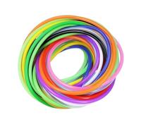 CSFFA Tubo de silicona de colores de 1 m, diámetro interior de 1, 2, 3, 4, 5, 6, 7, 8, 9, 10, 12, 14, 16, 18, 20 y 25 mm, apto for alimentos, flexible, for bebidas y agua.(Purple,1M_4X6MM)