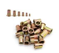 CSFFA Tuercas remachables de cabeza plana, inserto roscado, tapa for pistola remachadora acero al carbono galvanizado, M3, M4, M5, M6, M8, M10 y M12, 20/50 unidades(50pcs,M12)