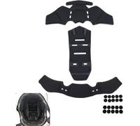 CSGHF Almohadillas de Acolchado para Casco de Moto para LS2 FF900 Valiant II 2022-2025, Cojines de Repuesto Cómodos y Transpirables, Absorción de Sudor, Espuma Suave y Lavable,Black