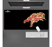 CSGO - Alfombrilla de mouse de superficie lisa, base de goma antideslizante, alfombrilla de mouse para juegos para computadora, impermeable, para oficina en casa, XXL (cs9)