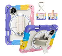 CSHNB Funda a Prueba de Golpes for Tableta Huawei MatePad Mini de 8,8 Pulgadas, Funda for niños, Funda de TPU, Funda Protectora Resistente con función Atril y Correa de Mano(Pink)