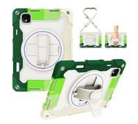 CSHNB Shockproof Case for Honor Pad GT Pro 12.3" / MagicPad 2 12.3" Tablet Cover Kids Case TPU Case Kickstand Rugged Protective Cover with Hand Strap Carrying Strap(Ye?il)