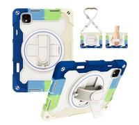 CSHNB Shockproof Case for Honor Pad GT Pro 12.3" / MagicPad 2 12.3" Tablet Cover Kids Case TPU Case Kickstand Rugged Protective Cover with Hand Strap Carrying Strap(BLU)