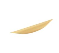CSHWXY Manijas de gabinete doradas de cobre, perillas de cajones, manijas de cocina negras, tiradores de puertas de armario, manija de muebles de media luna, herrajes para puertas, oro 96mm