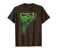 CSI Evidence Camiseta, Hombre, Marrón, 3XL