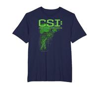 CSI Evidence Camiseta, Hombre Tallas Grandes, Azul Marino, 3X Alto