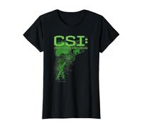 CSI Evidence Camiseta, Mujer, Negro, XS