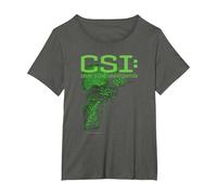 CSI Evidence Camiseta, Mujer Tallas Grandes, Asfalto, 2XL Grande