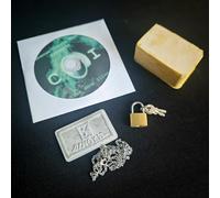 CSI - Ilusión de cafetería trucos mágicos increíble anillo en la cadena desapareciendo en el café primer plano de la calle trucos mentales accesorios