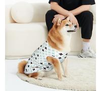 CSIVKEJ Camiseta para perros y gatos con estampado de flechas grises, chaleco suave y lindo para cachorros, camiseta para perros pequeños, medianos y grandes