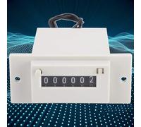 CSK6-YKW - Contador de pulsos electromagnético de 6 dígitos rango 0-999999 CC 12 V módulo de conteo digital industrial para automatización, maquinaria, impresión, textil