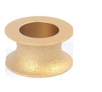 cskky Disco de amolar diamante soldado al vacío en seco 20 mm diámetro y 75, con borde semiredondeado, for mármol granito .oth