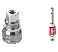 cskky Juego de llaves vaso ajustables 10-19 mm, extensión mágico ajustable, trinquete 3/8" y 40 engranajes .otc