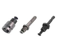 cskky Mandril de taladro metálico sin llave roscado 0,8-10 mm y 2-13, adaptador agarre rápido, vástagos cuadrados hexagonales SDS, destornillador impacto, mandriles for grifo .oth